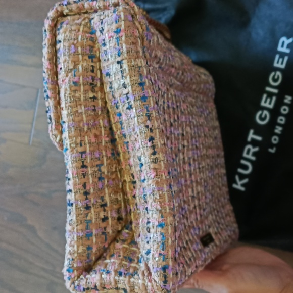 Kurt Geiger Multicolor Tweed Shoulder Bag - Picture 5 of 11